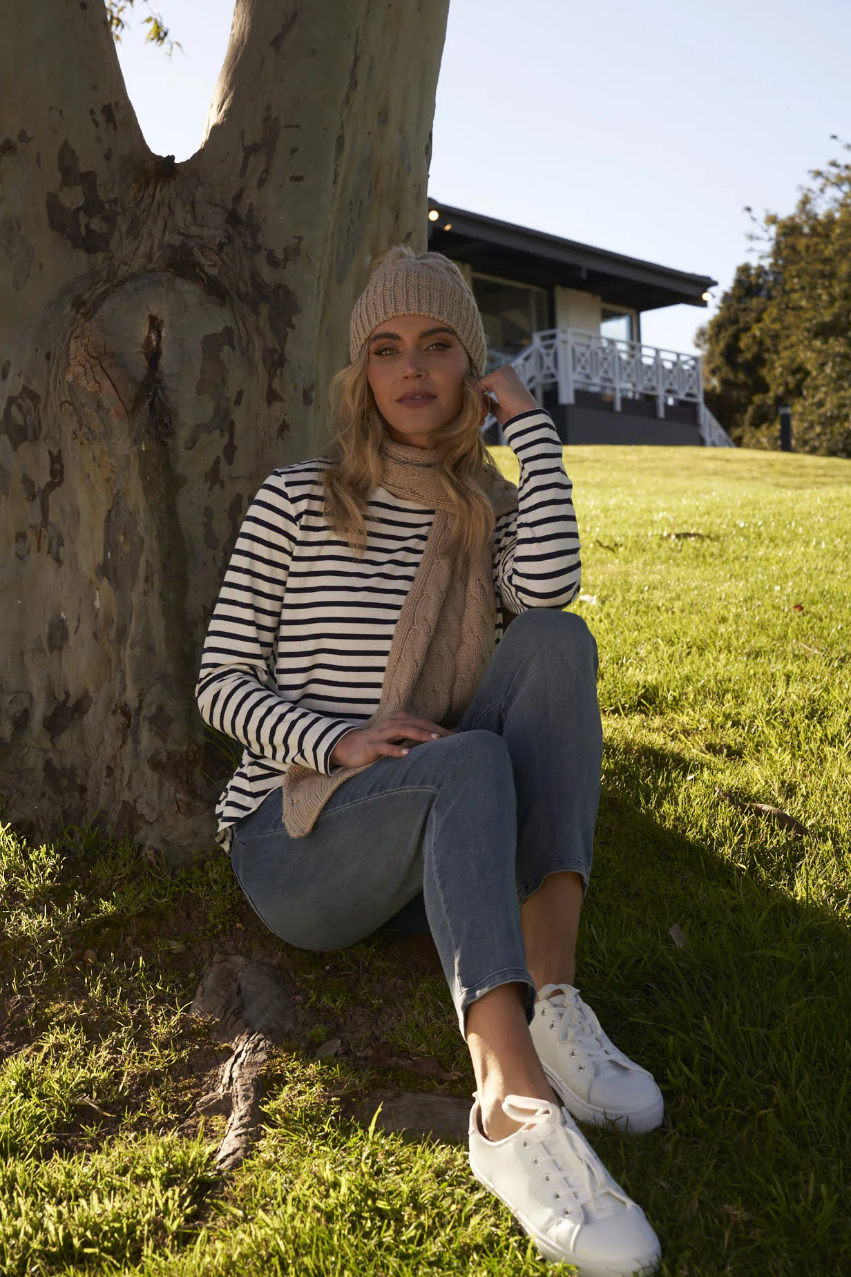 Elsie Beanie - Navy