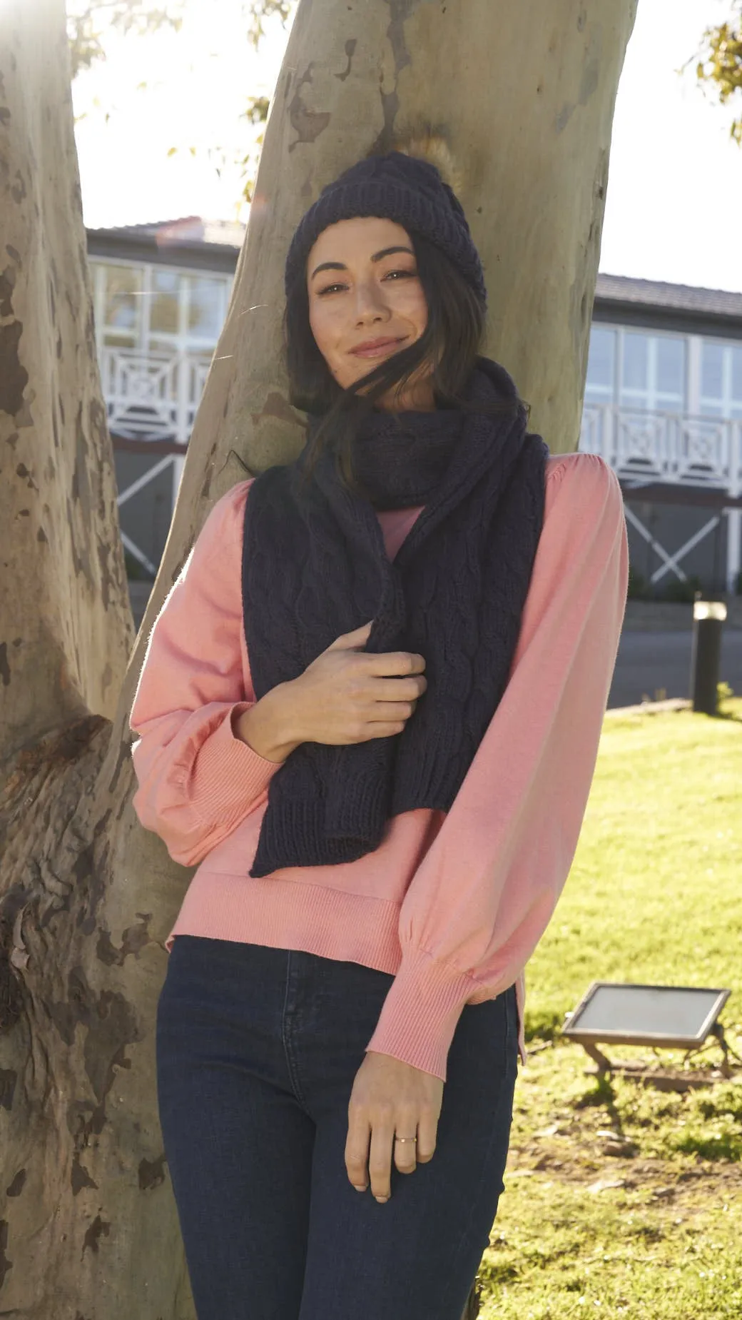 Elsie Beanie - Navy