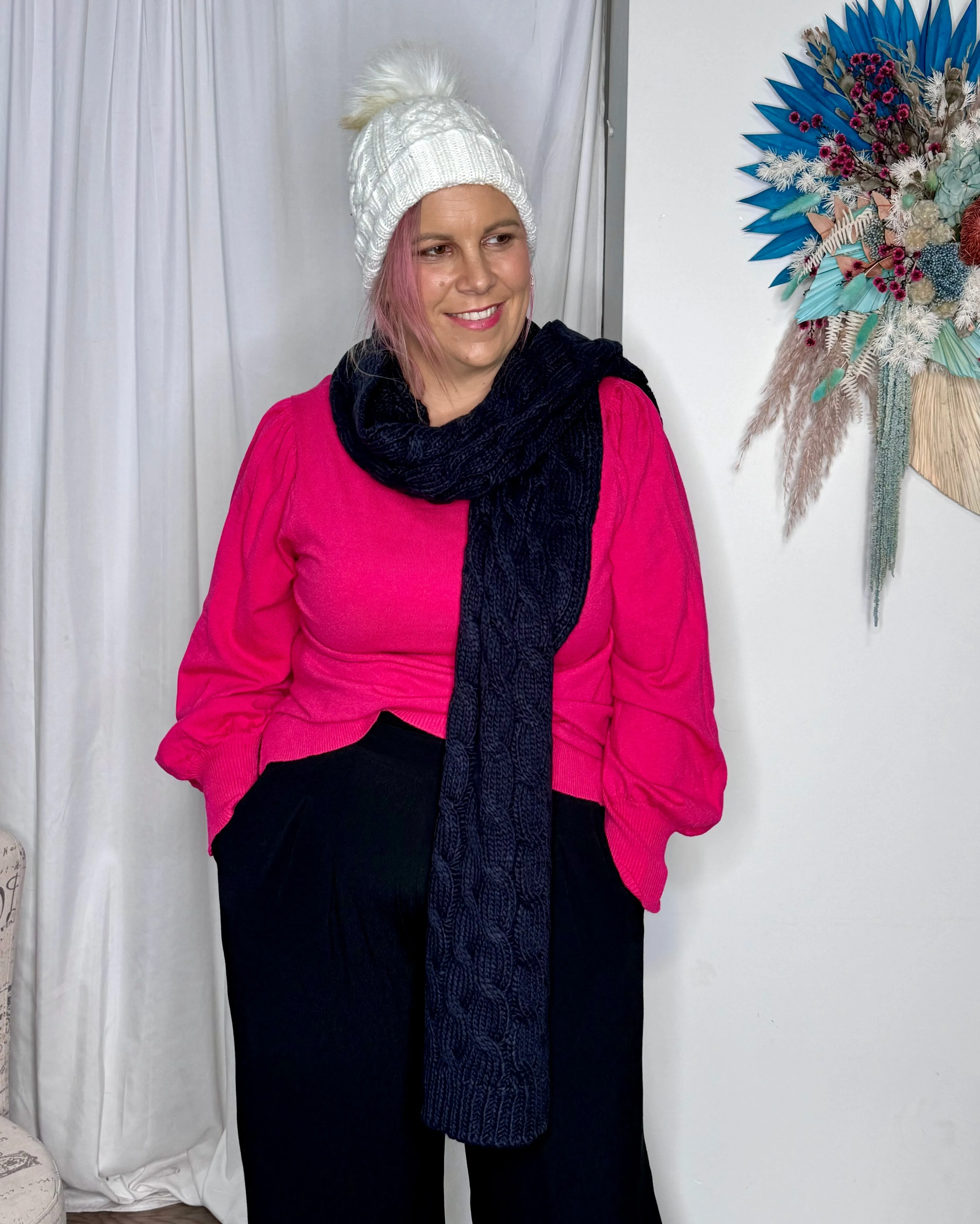 Elsie Beanie - Navy
