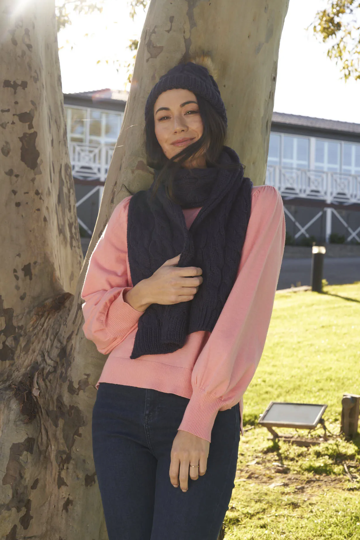 Elsie Beanie - Navy