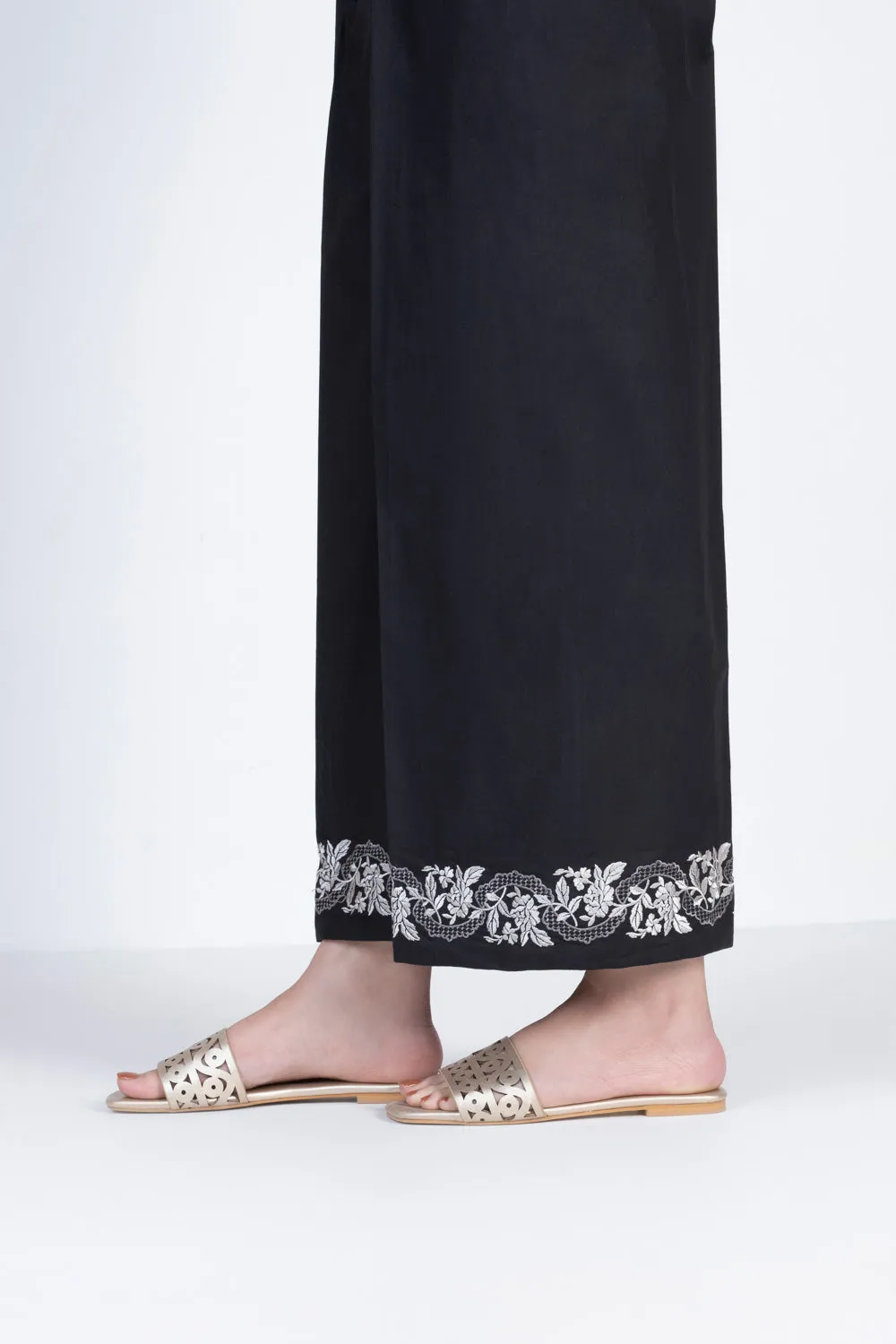 Embroidered Cotton Culottes