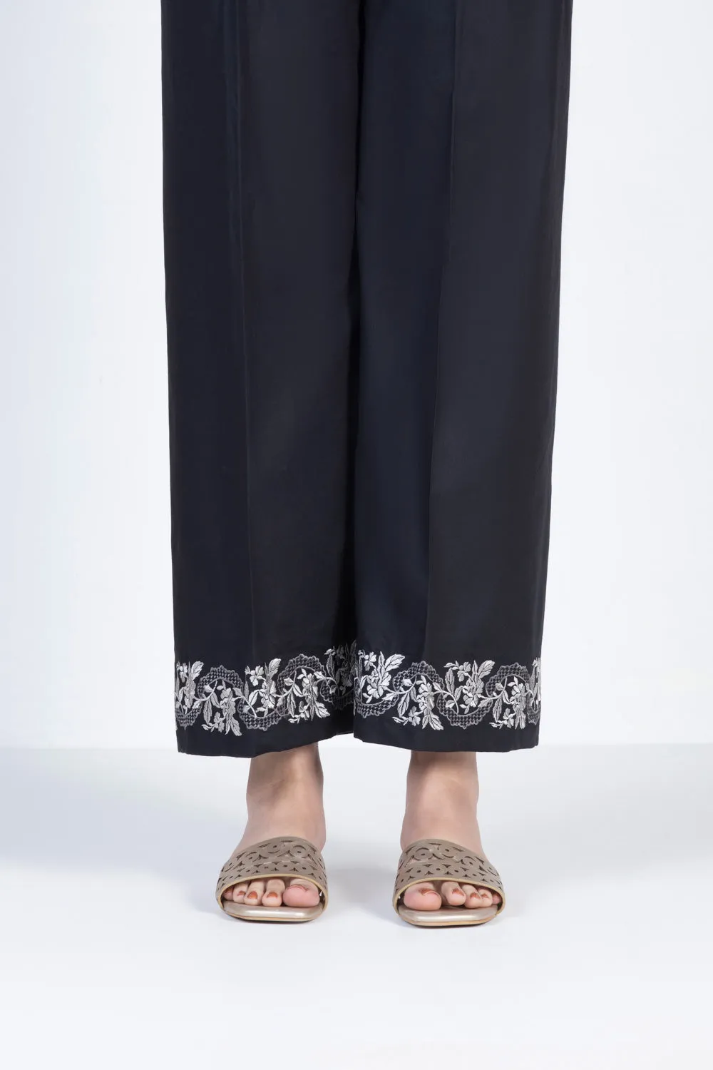Embroidered Cotton Culottes