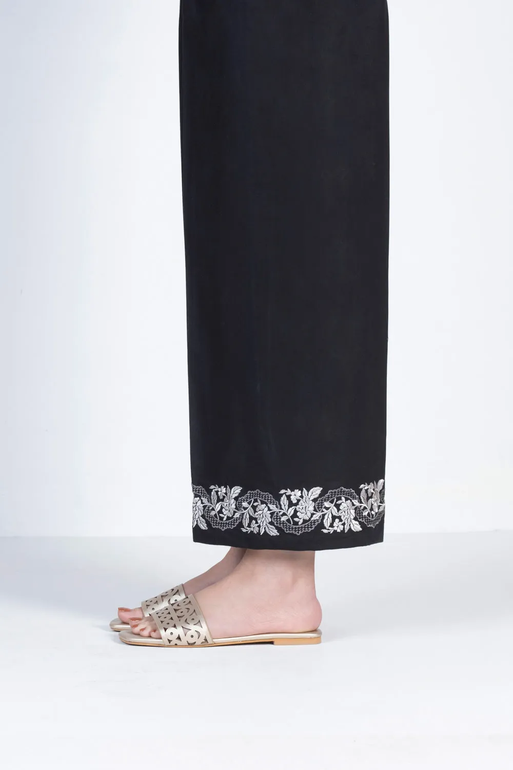 Embroidered Cotton Culottes