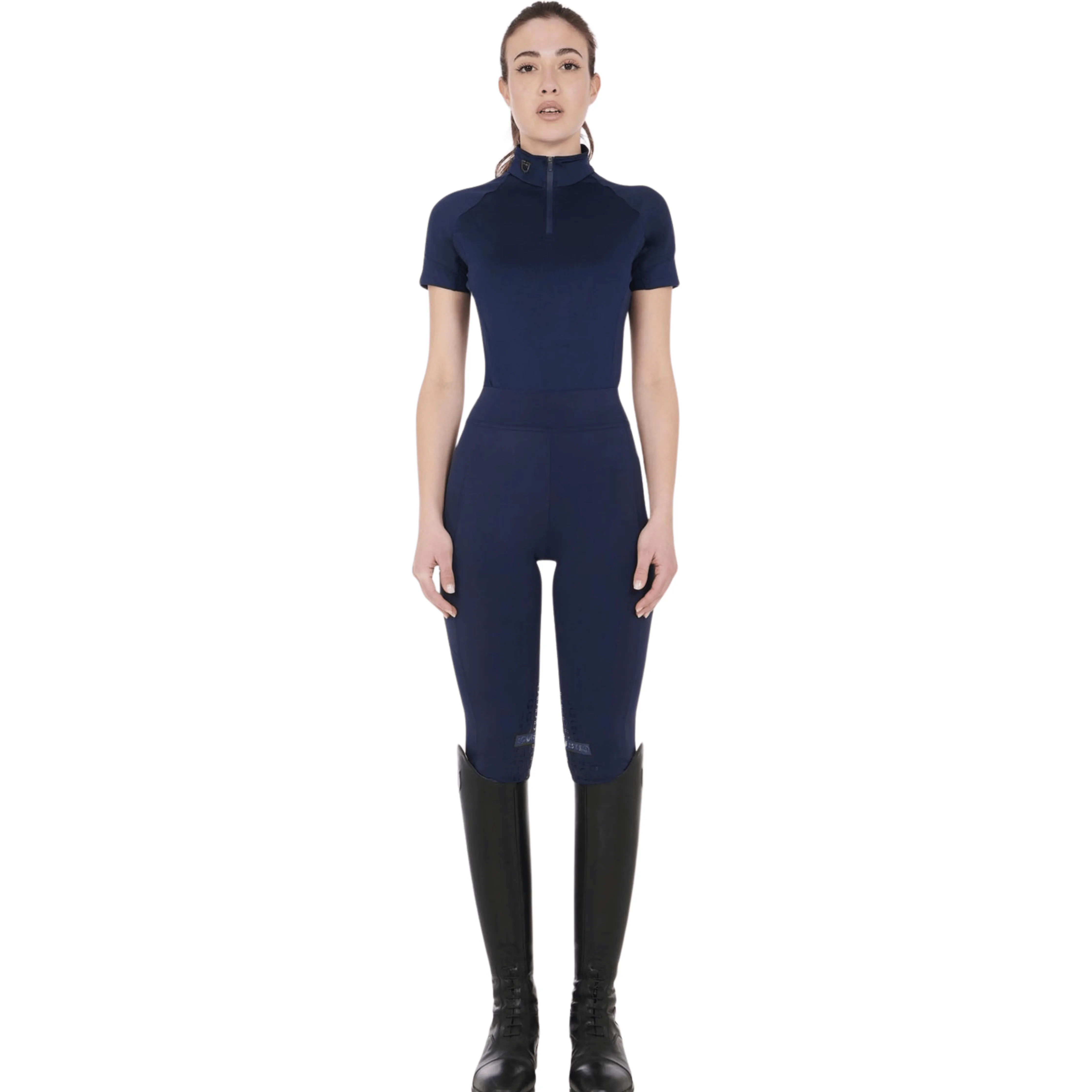 Equestro Short Sleeve Base Layer - Navy