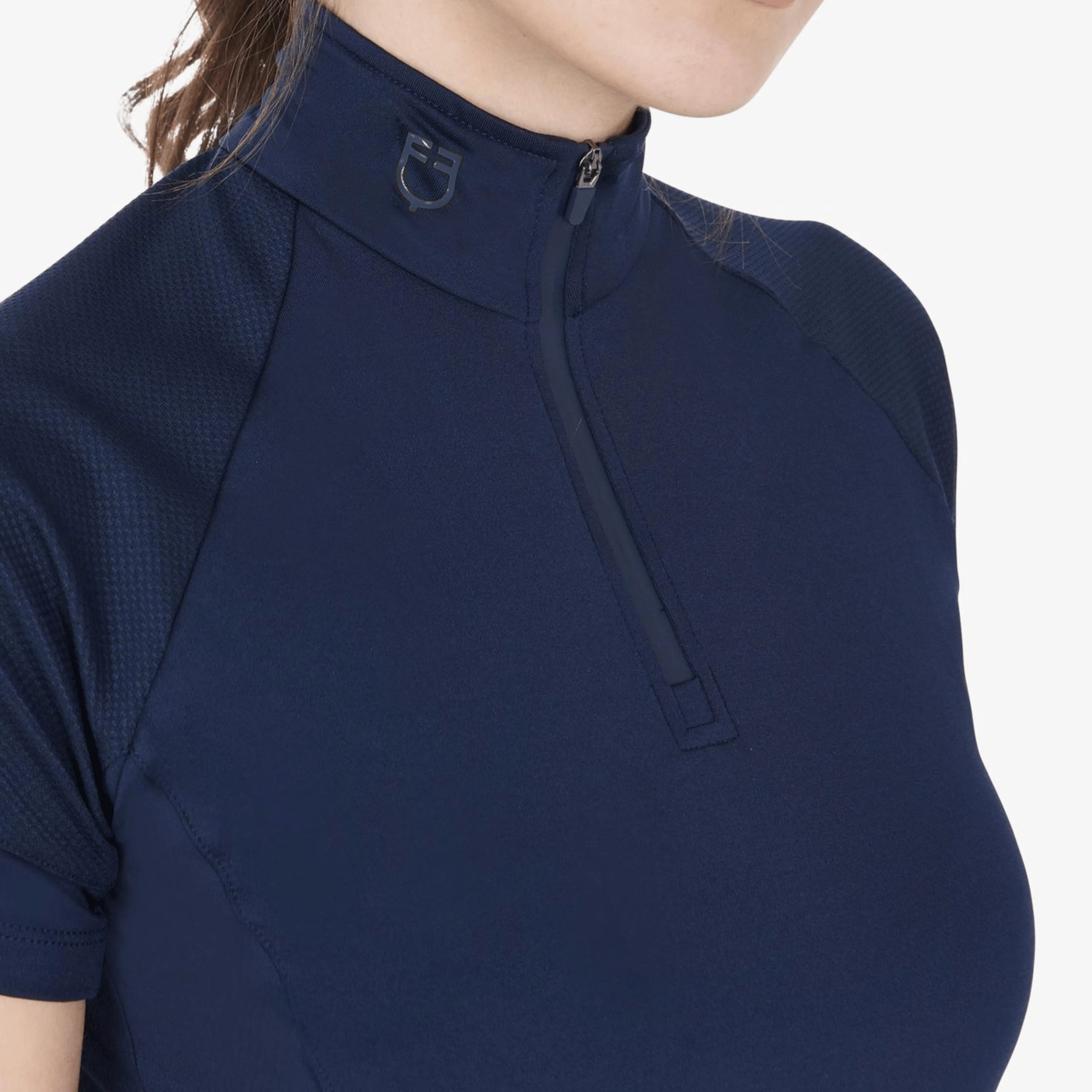 Equestro Short Sleeve Base Layer - Navy