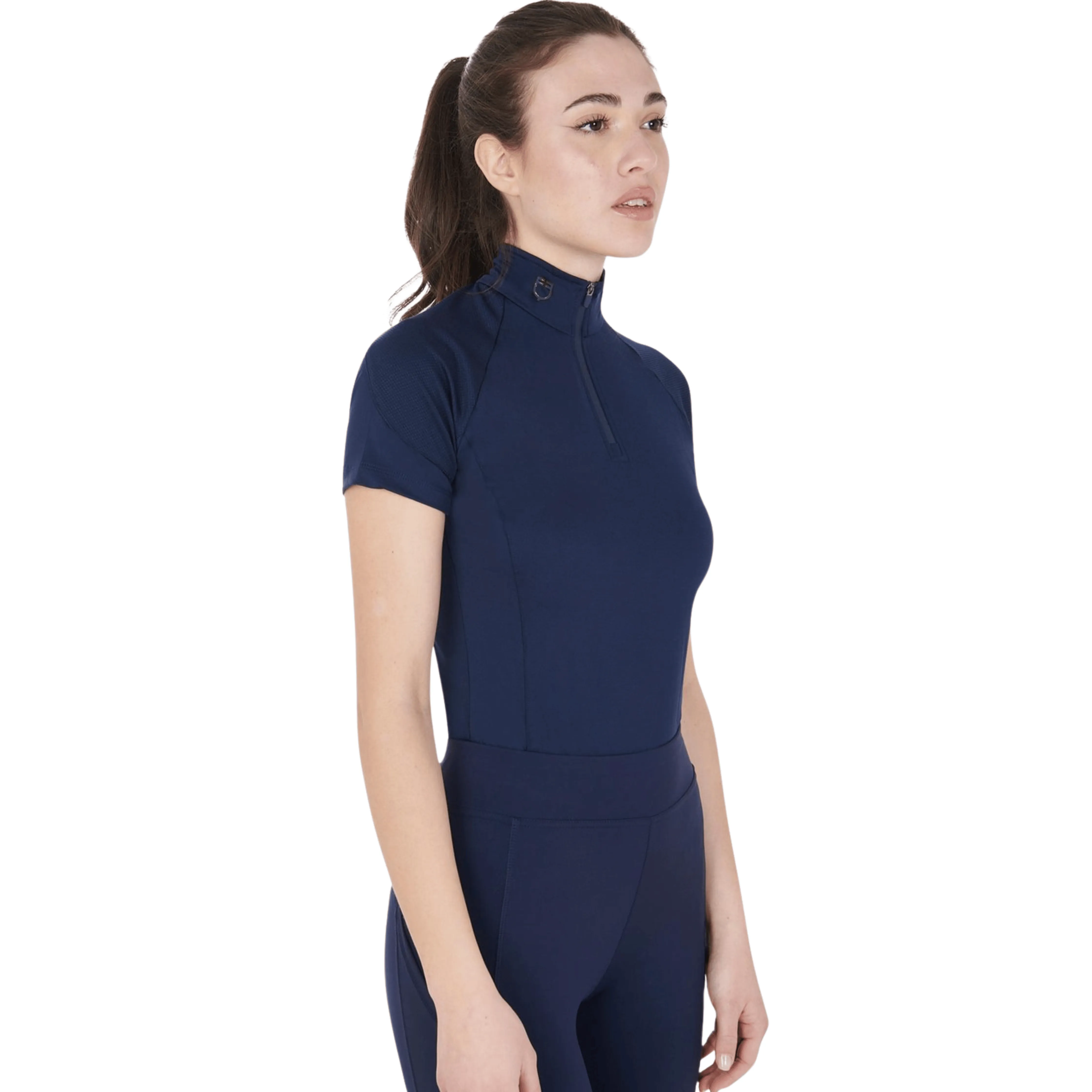 Equestro Short Sleeve Base Layer - Navy