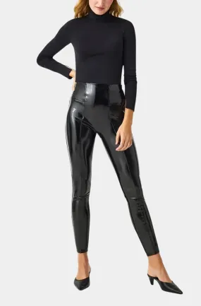 Faux Patent Leather Leggings