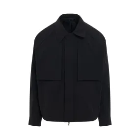 Flap-Detailed Jumper in Black
