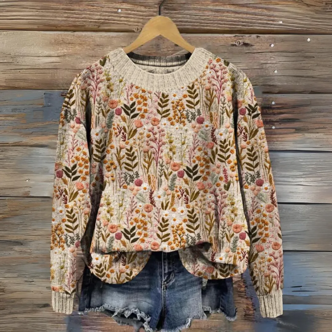 Floral Comfort Jumper by Harper | Stylish & Versatile Women's Knitwear