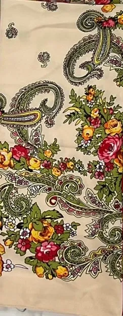 Floral Hustka/Kokum Scarf