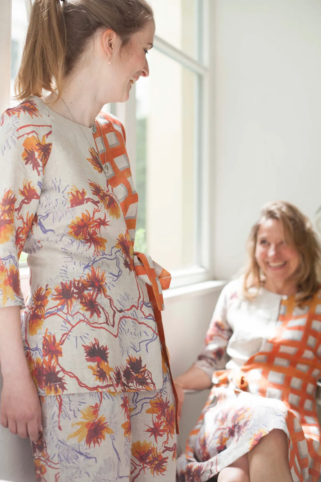 Floral Linen Culottes