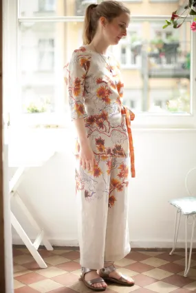 Floral Linen Culottes