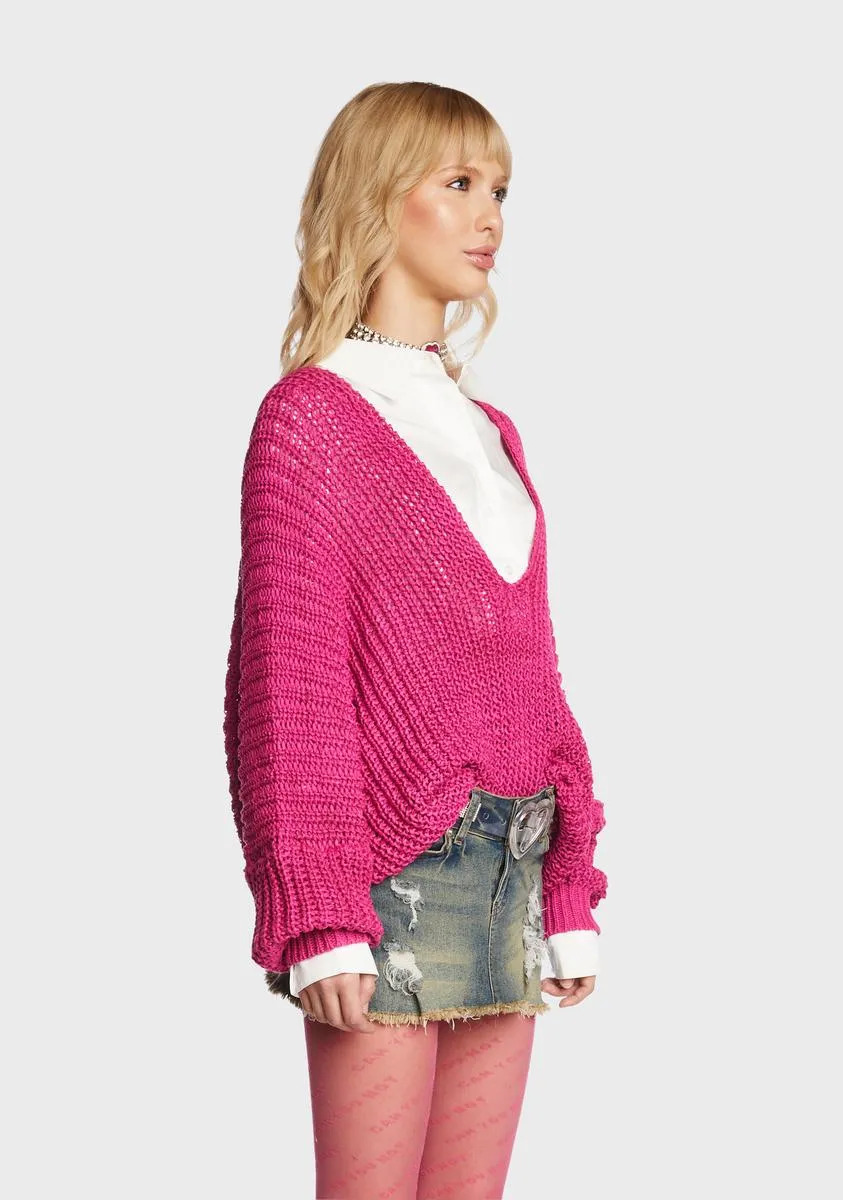 Got No Chill Oversized Sweater
