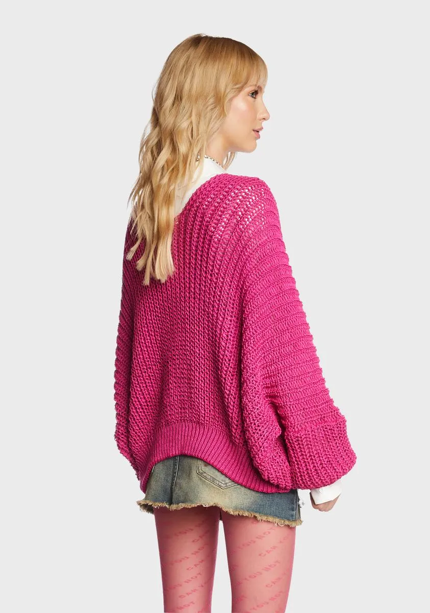 Got No Chill Oversized Sweater