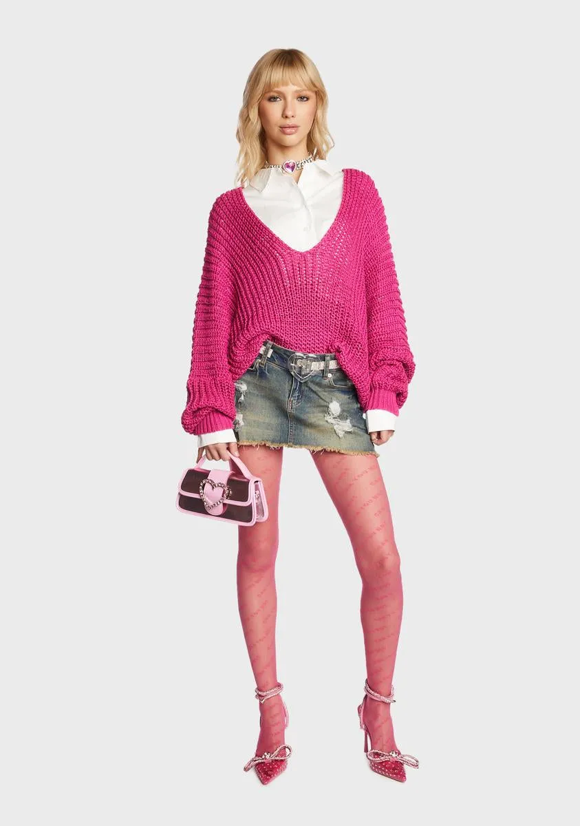 Got No Chill Oversized Sweater