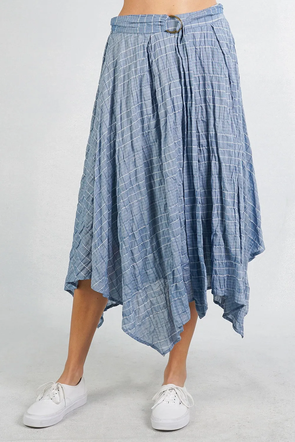 Handkerchief Midi Skirt