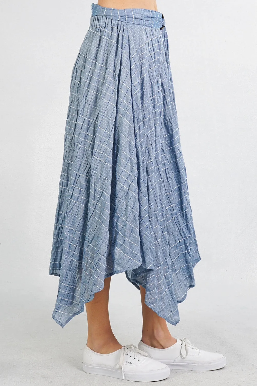 Handkerchief Midi Skirt