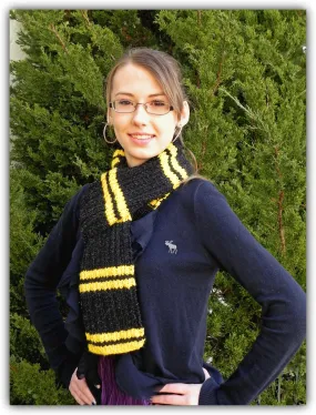 Hockey Scarf  - Designed by Kathy Zimmerman