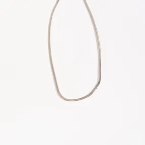 Howard's - Layer Me Herringbone Chain Necklace - Silver, 18 Inch
