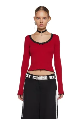 Ice Skate Date Thermal Top