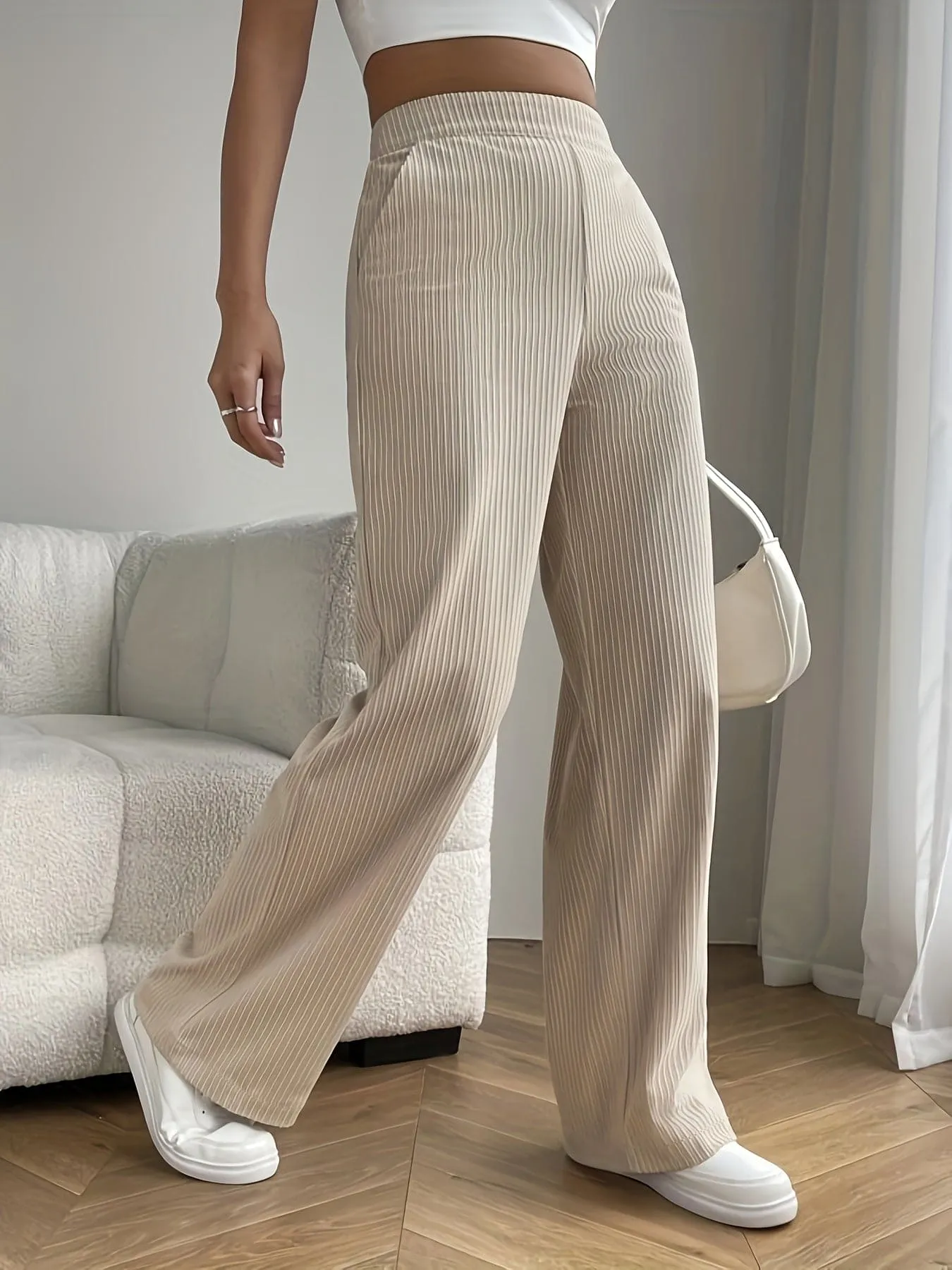 Ivyshape | Comfortable Corduroy Pants for Women