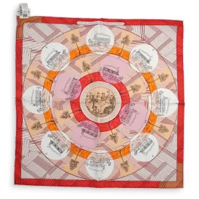 Jeu Des Omnibus Remix 45 Rose/Pale/Corail/Orange Scarf