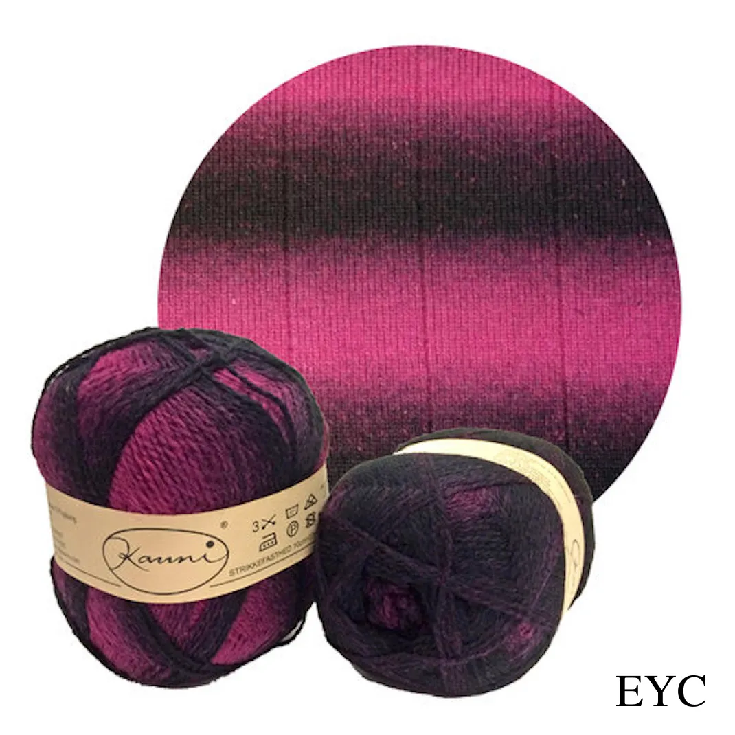 Kauni Effektgarn Garter Stitch Scarf Knitting Kit | Kauni Effektgarn & Knitting Pattern (#245)