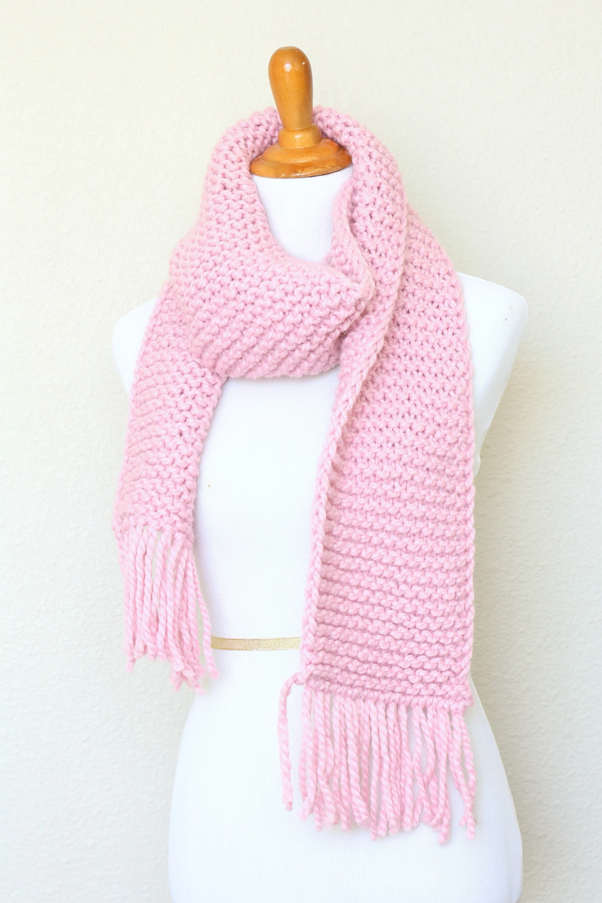 Knit scarf, chunky pink scarf, oversized scarf,  women scarf, men scarf