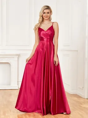 Know To Be Wild Satin Evening Party Dress