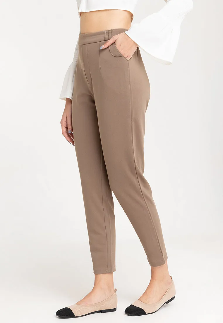 Krizia Premium Stretch Straight Cut Pants