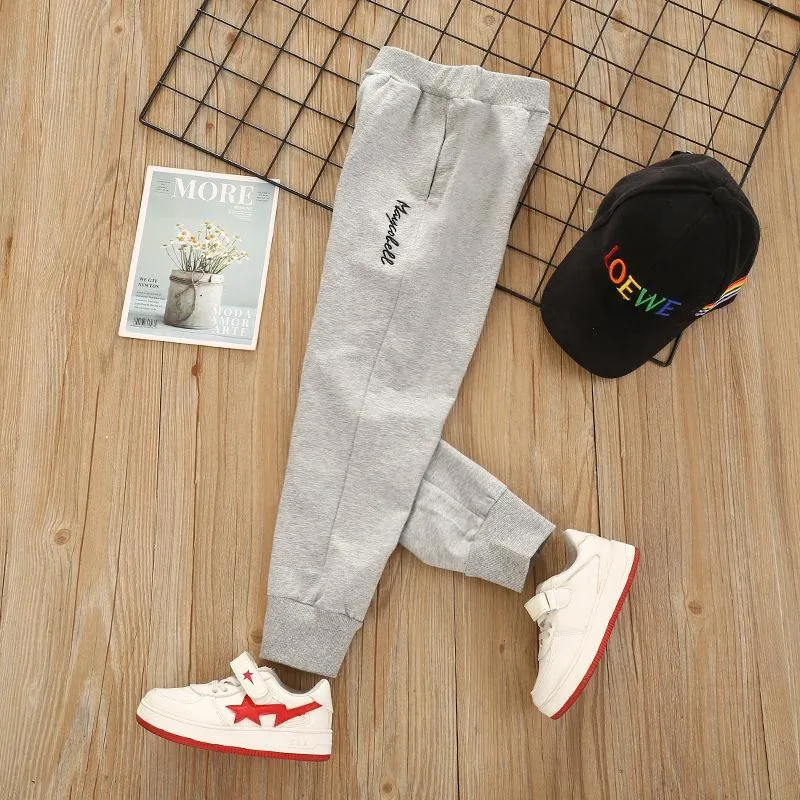 Letter Pattern Sports Pants for Boy