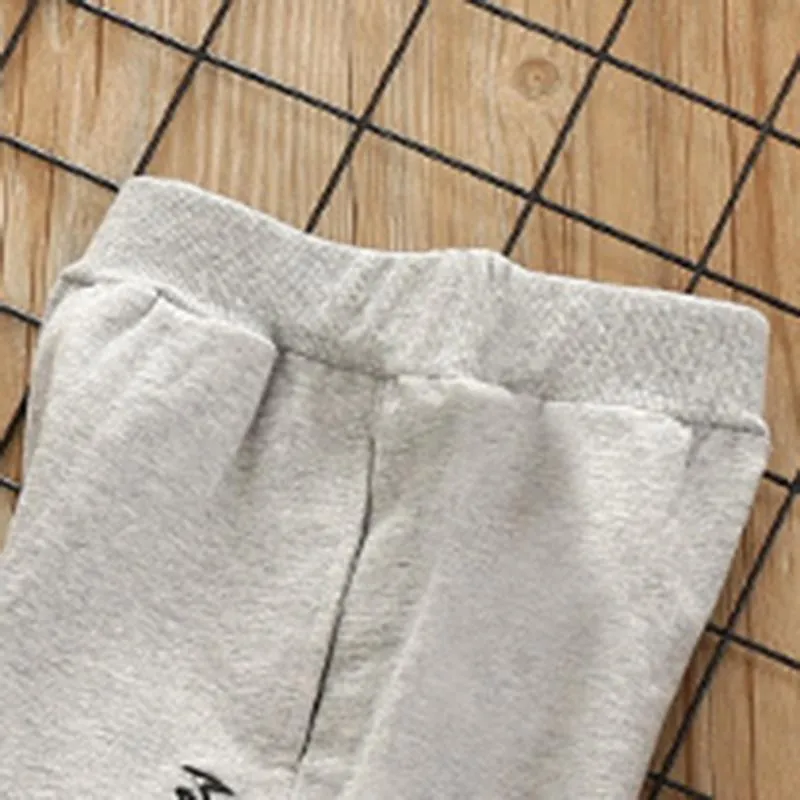 Letter Pattern Sports Pants for Boy