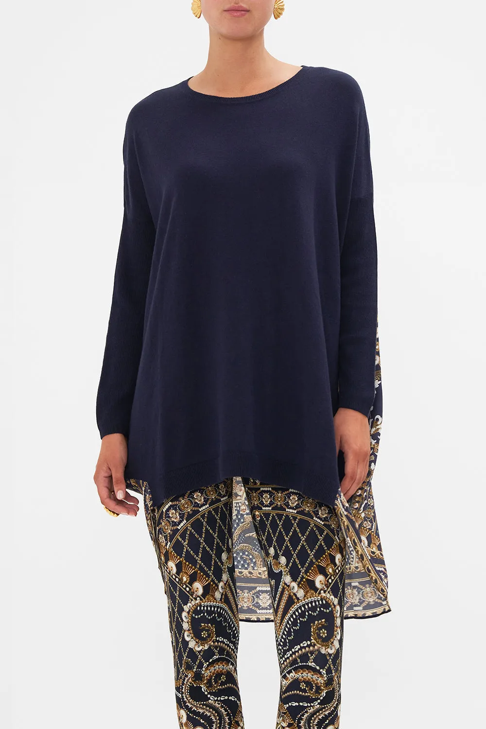 LONG SLEEVE JUMPER WITH PRINT BACK DANCE WITH THE DUKE