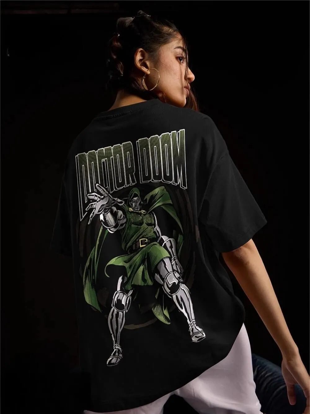 Marvel Villian Doctor Doomsday Printed Low Price Premium Quality Womens Drop Shoulder Tee Legacy Boutiques Bangladesh
