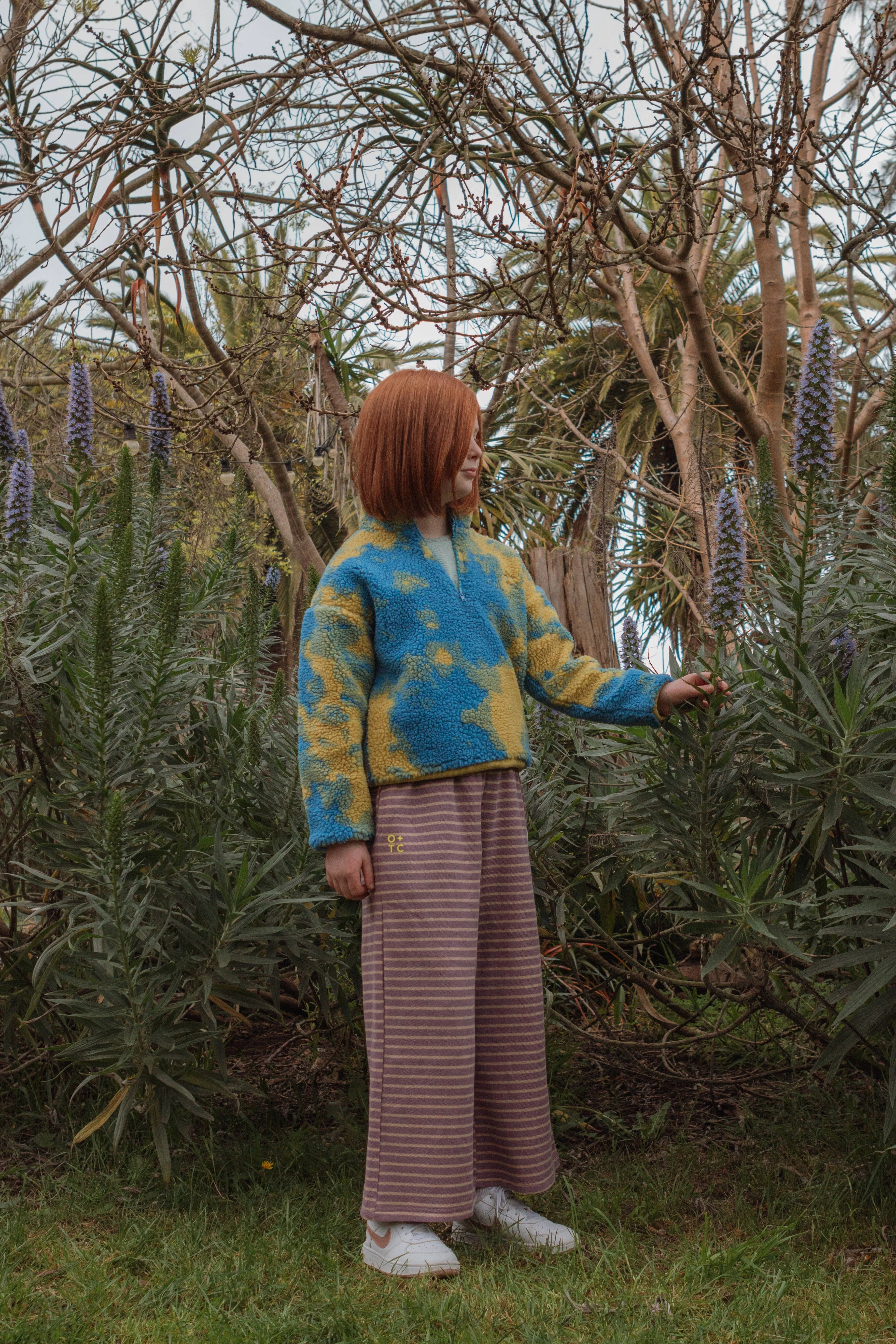 Mauve Stripe Culottes