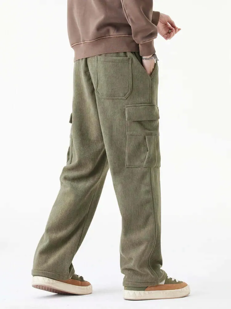 Men's Relaxed Fit Corduroy Cargo Pants