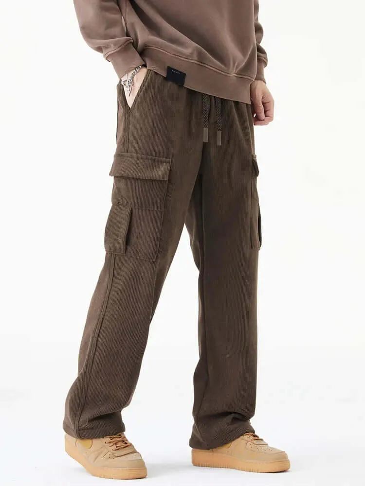Men's Relaxed Fit Corduroy Cargo Pants