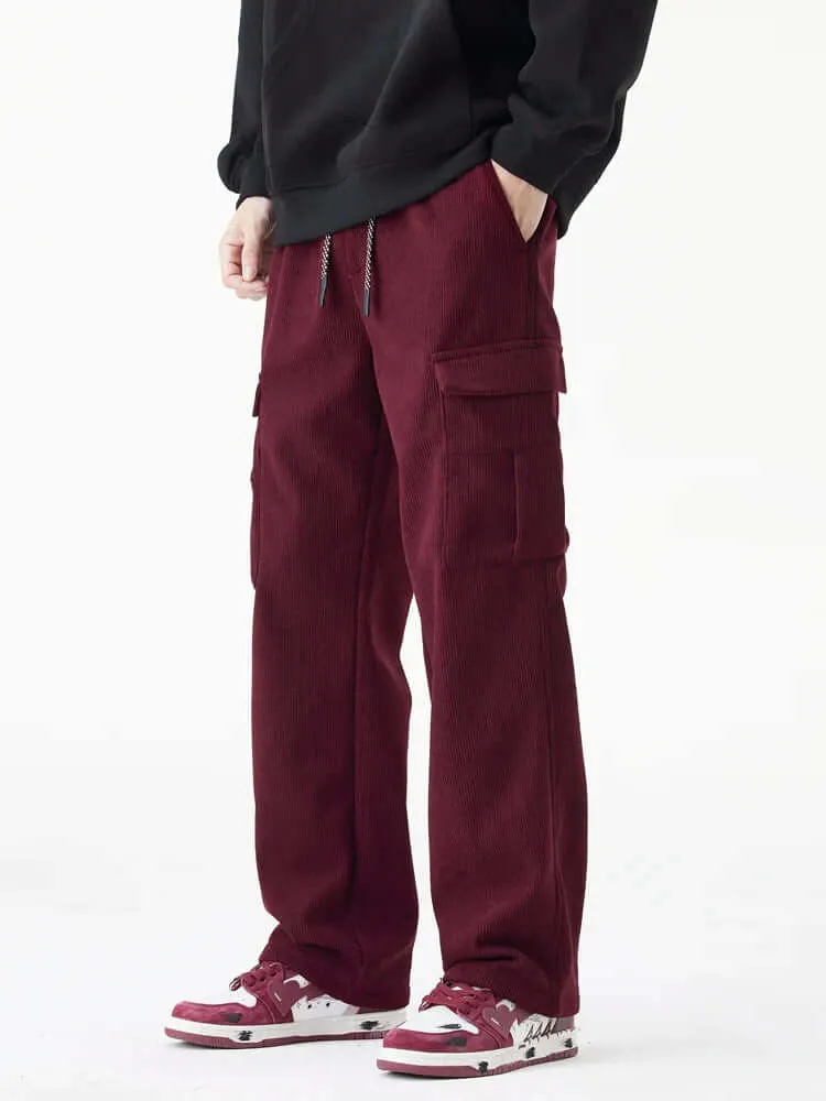 Men's Relaxed Fit Corduroy Cargo Pants