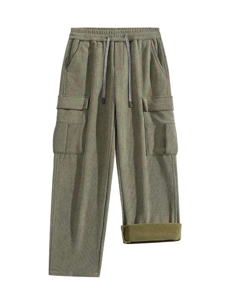 Men's Relaxed Fit Corduroy Cargo Pants