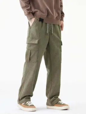 Men's Relaxed Fit Corduroy Cargo Pants