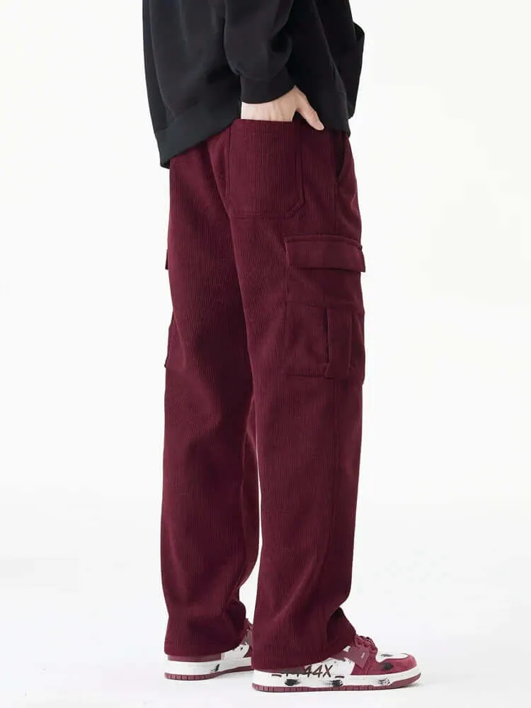 Men's Relaxed Fit Corduroy Cargo Pants