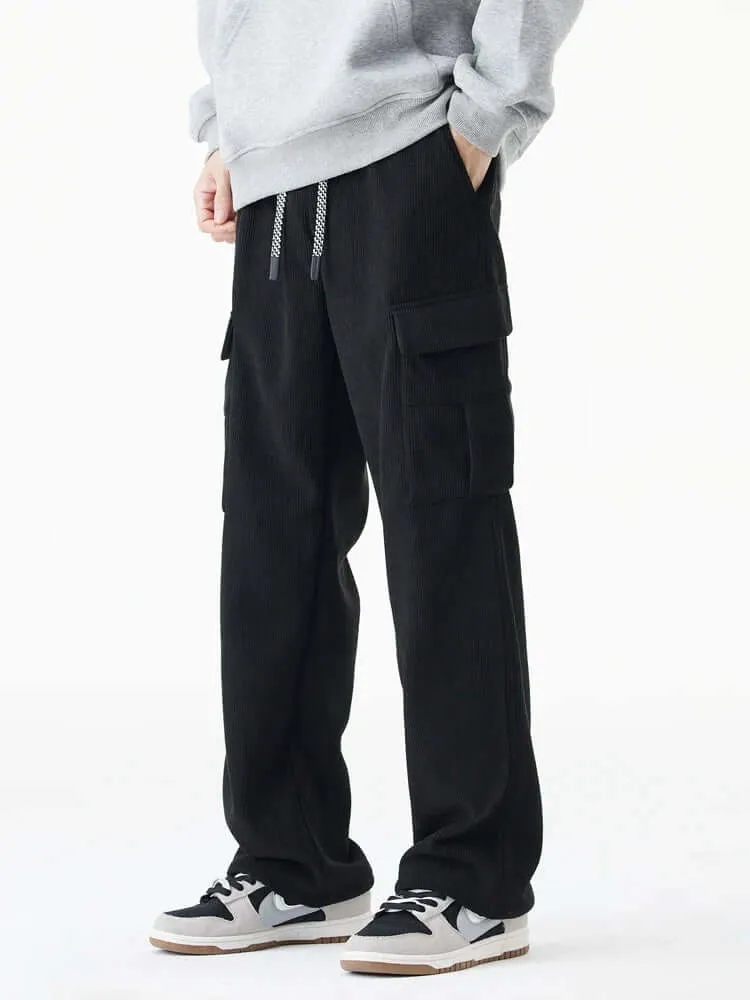 Men's Relaxed Fit Corduroy Cargo Pants