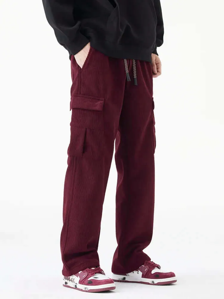 Men's Relaxed Fit Corduroy Cargo Pants