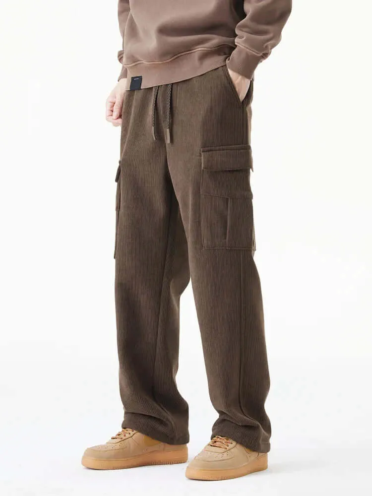 Men's Relaxed Fit Corduroy Cargo Pants