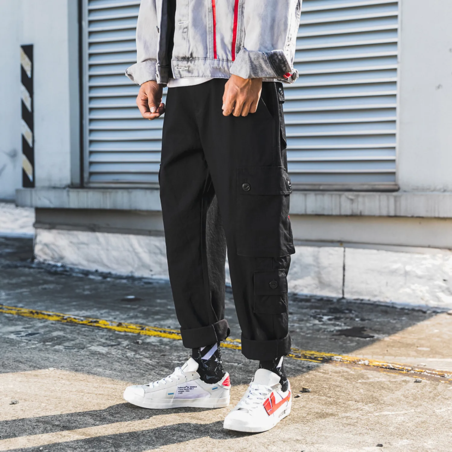 Men's Straight Cargo Pants