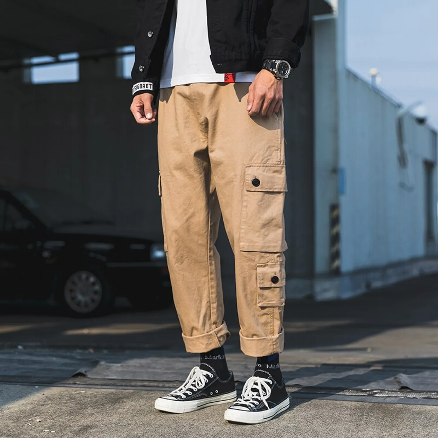Men's Straight Cargo Pants