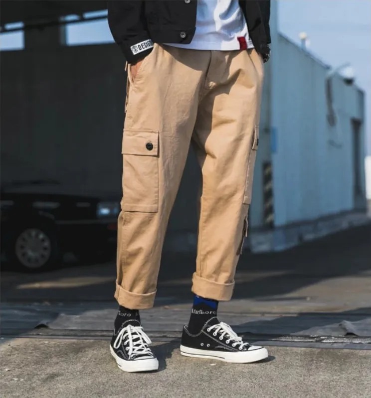 Men's Straight Cargo Pants