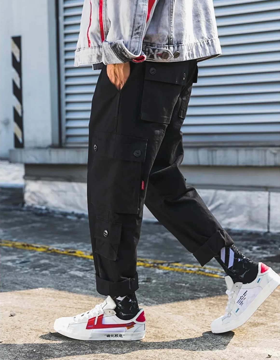 Men's Straight Cargo Pants