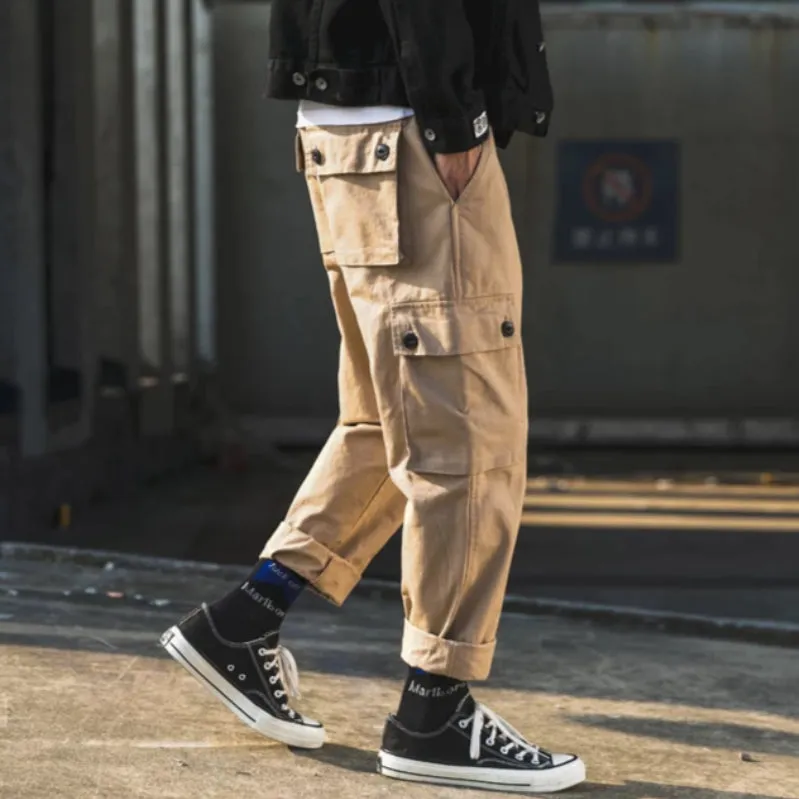 Men's Straight Cargo Pants