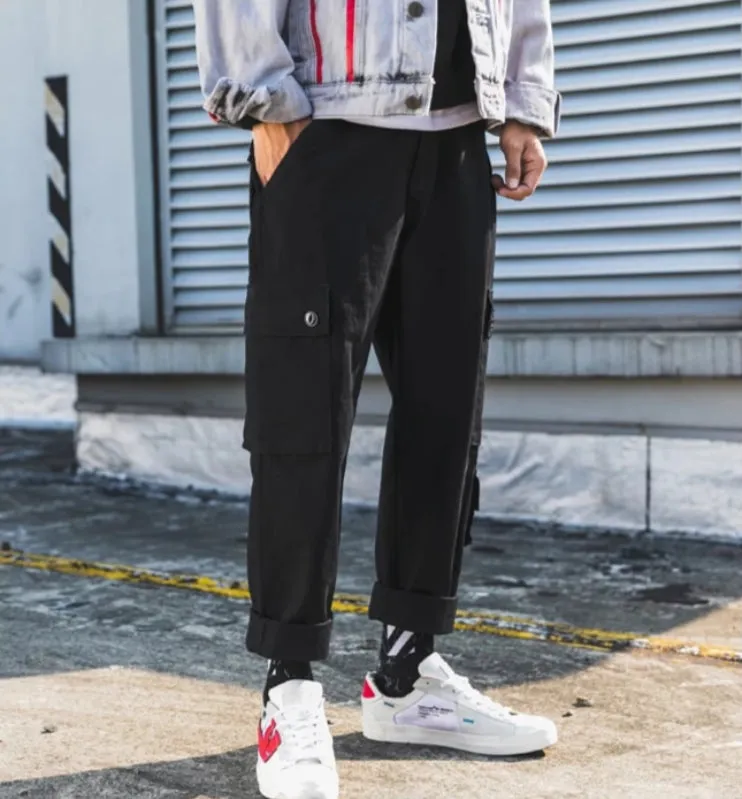 Men's Straight Cargo Pants